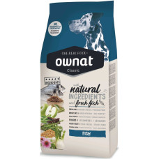 Ownat Classic Dog Adult Fish сухой корм полнорационный с рыбой для взрослых собак 4 кг