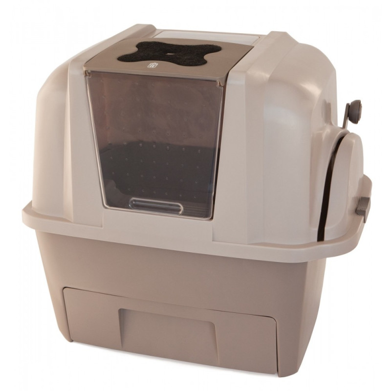 Catit Smart Sift туалет для кошек закрытый, 63x66x48 см, бежевый