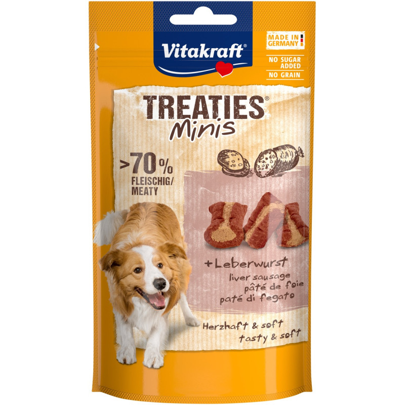 Vitakraft Bits Mini Liver лакомство для собак с печенью, 48 гр