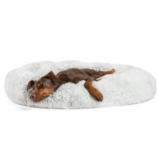 OutwardHound Best Friends Donut Shag лежак для собак и кошек, 91 х 91 см, морозный иней