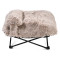 MISOKO&CO Pet bed лежак для собак и кошек, 54x54x20 см, коричневый