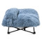 MISOKO&CO Pet bed лежак для собак и кошек, 54x54x20 см, синий