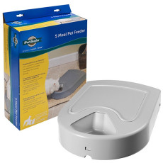 PetSafe Eatwell 5 Meal Pet Feeder автоматична годівниця для котів та собак з таймером, 5 х 200 гр