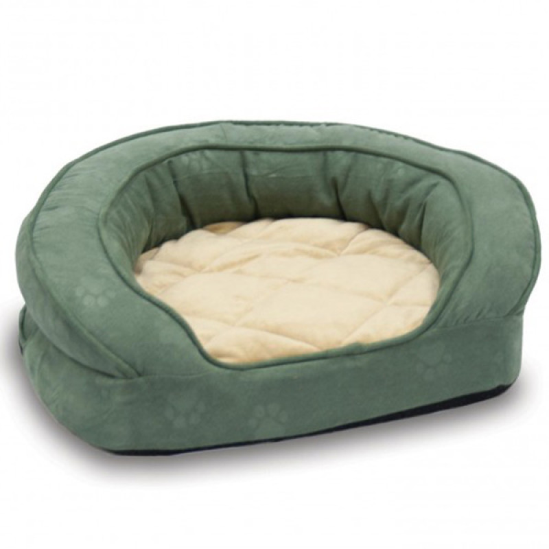 K&H Ortho Bolster Sleeper Deluxe лежак для собак, 76 см х 63.5 см х 23 см, зелений