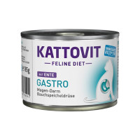 Kattovit Veterinary Gastro Duck вологий корм для котів із захворюваннями ШКТ, 185 гр