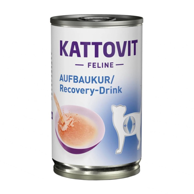 Kattovit Veterinary Recovery Drink суп для котов для послеоперационного восстановления, 135 гр