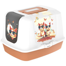 Moderna Trendy Cat Indy & Louise туалет закритий для котів, 58 см х 45 см х 42 см