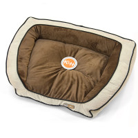 K&H Bolster Couch лежак для собак, 76 см х 53.5 см x 18 см, коричневый