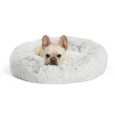 OutwardHound Best Friends Donut Shag лежак для собак и кошек, 58 х 58 см, морозный иней