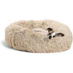 OutwardHound Best Friends Donut Shag лежак для собак и кошек, 58 х 58 см, бежевая