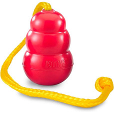 Kong Classic With Rope іграшка для собак, 13 см