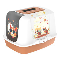 Moderna Trendy Cat Indy & Louise туалет закритий для котів, 50 см х 39 см х 37 см