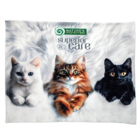 Nature's Protection Superior Care плед для тварин з малюнком "кошенята", 152 см х 127 см