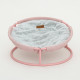 MISOKO&CO Pet bed round лежак складной для собак и кошек, 45x45x22 см, розовый - фото 1