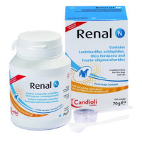 Candioli Renal N вітаміни при захворюваннях нирок у собак та котів, 70 гр