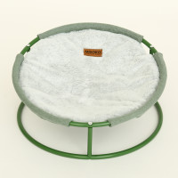 MISOKO&CO Pet bed round лежак складной для собак и кошек, 45x45x22 см, зеленый