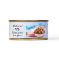 Natural Kitty Meat Lover Tuna And Bream In Gravy влажный корм для котов с тунцом и лещем, 70 гр