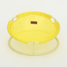 MISOKO&CO Pet bed round лежак складной для собак и кошек, 45x45x22 см, желтый