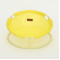 MISOKO&CO Pet bed round лежак складной для собак и кошек, 45x45x22 см, желтый