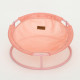 MISOKO&CO Pet bed round лежак складной для собак и кошек, 45x45x22 см, розовый - фото 1