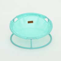 MISOKO&CO Pet bed round лежак складной для собак и кошек, 45x45x22 см, мятный