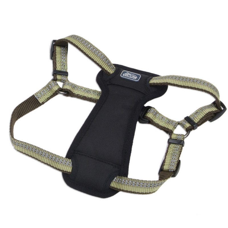 Coastal K9 Explorer Harness шлея для собак світловідбивна, 66-96 см, хакі