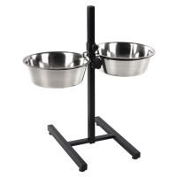 Flamingo Otis+ H-Stand миски для собак на штативе, 2 шт х 3.95 л