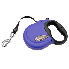 Coastal Power Walker Retractable Leash до 29 кг рулетка для собак, лента 4.8 м, синяя