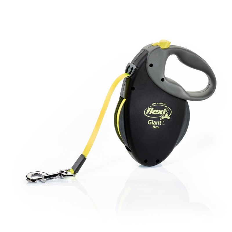 Flexi Giant L рулетка для собак, стрічка 8 м, жовтий