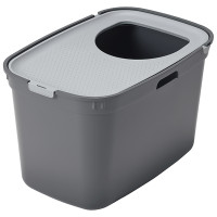 Moderna Top Cat туалет вертикальний закритий для котів, 59 см х 39 см х 38 см, сірий