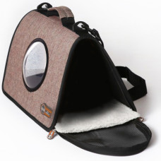 K&H Lookout сумка-переноска для кошек и собак, 51 см х 32.5 см x 28 см, коричневый