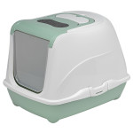 Moderna Flip Cat туалет закритий для котів, 58 см х 45 см х 42 см, зелений