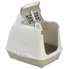 Moderna Flip Cat туалет закритий для котів, 58 см х 45 см х 42 см, сірий