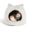 Outward Hound Best Frends Donut Shag Meow Hut домик для котов и собак, серый, 43 см х 43 см х 43 см
