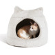 Outward Hound Best Frends Donut Shag Meow Hut домик для котов и собак, серый, 43 см х 43 см х 43 см - фото 1