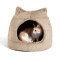 Outward Hound Best Frends Donut Shag Meow Hut домик для котов и собак, бежевый, 43 см х 43 см х 43 см