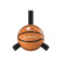 Misoko&Co Basketball Ball игрушка для собак, 18.5 см, оранжевый