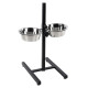 Flamingo Otis+ H-Stand миски для собак на штативе, 2 шт х 1.5 л - фото 1