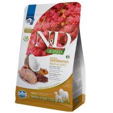 Farmina N&D Quinoa Skin & Coat Adult Medium & Maxi сухий корм з перепелом для собак середніх та великих порід, 2.5 кг