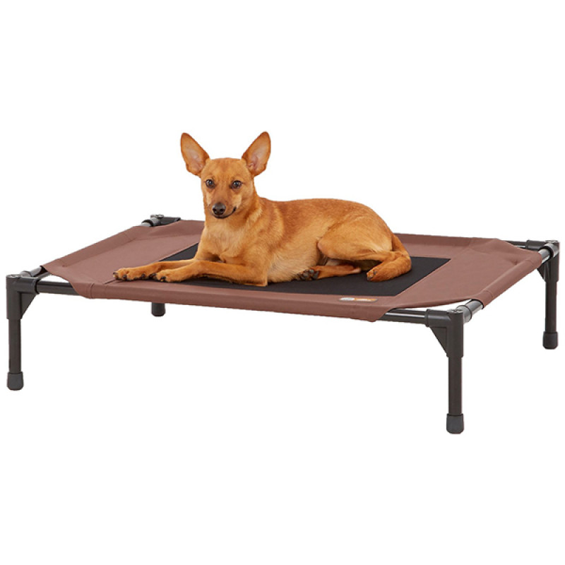 K&H Original Pet Cot & Cover лежак для собак, 81 см х 63 см x 18 см, коричневый
