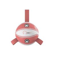 Misoko&Co Basketball Ball іграшка для собак, 15 см, біло-рожевий