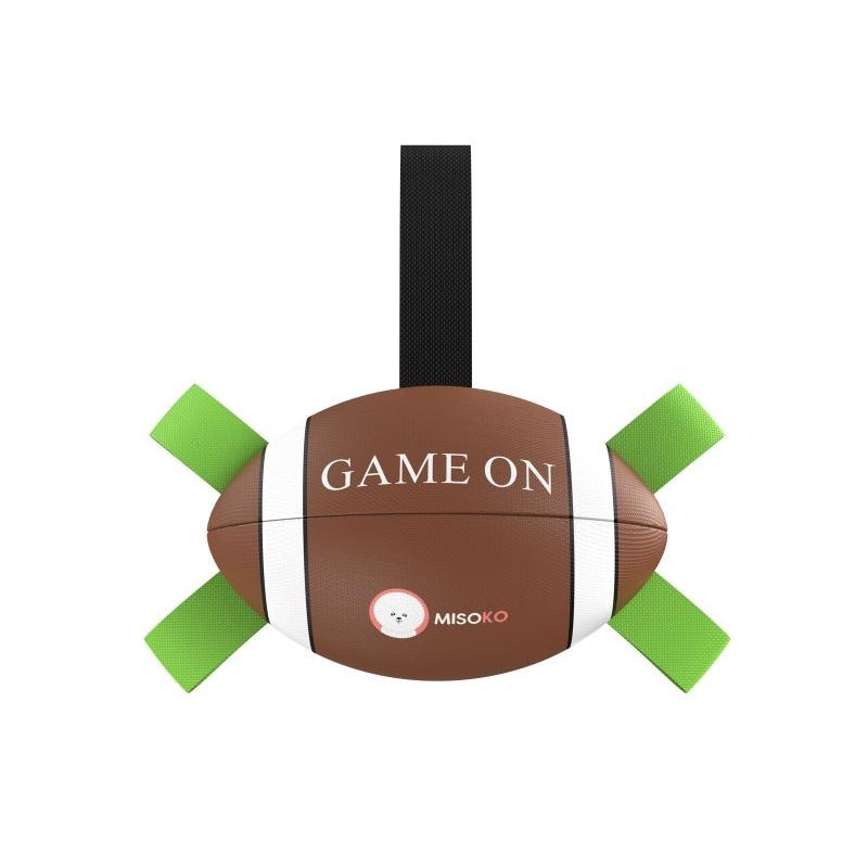 Misoko&Co Rugby Ball игрушка для собак, 41 см, коричневый