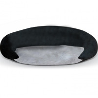 K&H Bolster лежак самозігрівальний для собак, 43 см х 35.5 см x 5 см, сірий