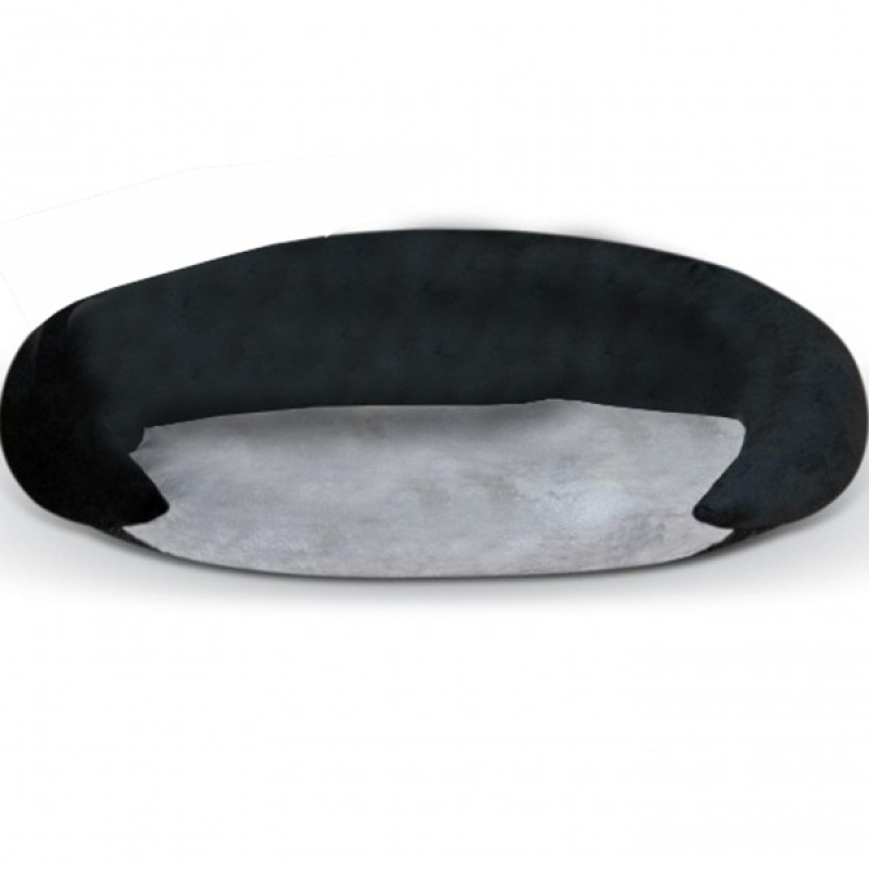 K&H Bolster лежак самозігрівальний для собак, 43 см х 35.5 см x 5 см, сірий