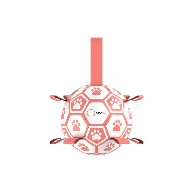 Misoko&Co Football Ball игрушка для собак, 18.5 см, розовый