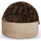 K&H Kitty Hooded будиночок-лежак для котів самозігрівальний, 40.5 см х 40.5 см х 32 см, коричневий