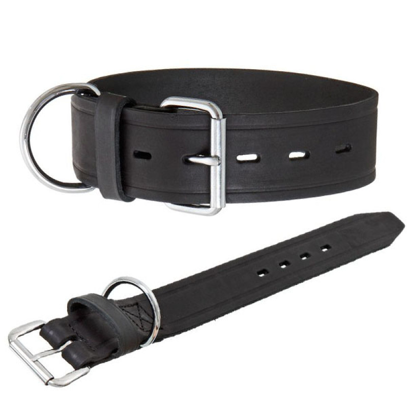 Flamingo Rondo Collar нашийник для собак з натуральної шкіри, 55 см