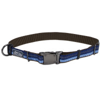 Coastal K9 Explorer Collar нашийник світловідбивний для собак, 46-66 см, синій