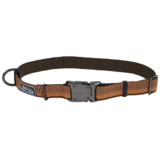Coastal K9 Explorer Collar нашийник світловідбивний для собак, 46-66 см, коричневий