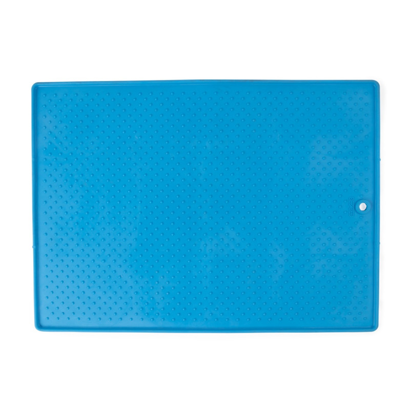 Dexas Pet Bowl Grippmat килимок антиковзний під миски для тварин, 43 см х 60 см, блакитний